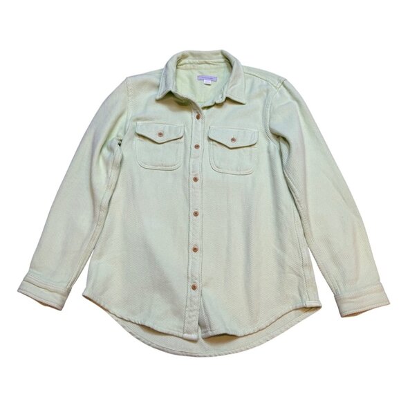 Outerknown Womens Chroma Blanket XS/S Light Green Organic Cotton Shacket - Picture 1 of 7